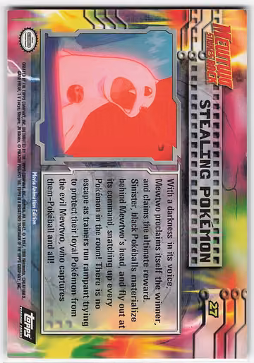 Stealing Pokémon, Rückseite