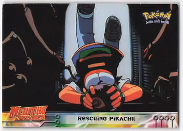 Rescuing Pikachu — Pokemon 1999 Topps Movie · #30 · Englisch, Vorderseite