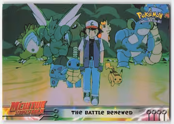 The Battle Renewed — Pokemon 1999 Topps Movie · #32 · Englisch, Vorderseite