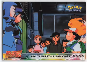 The Tempest - A Bad Omen — Pokemon 1999 Topps Movie · #15 · Englisch, Vorderseite