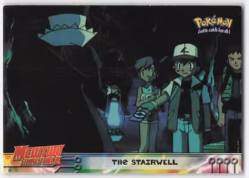 The Stairwell — Pokemon 1999 Topps Movie · #19 · Englisch, Vorderseite