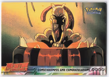 Consciousness And Congratulations — Pokemon 1999 Topps Movie · #3 · Englisch, Vorderseite