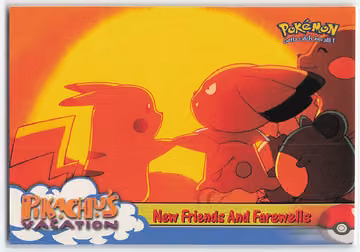New Friends And Farewells — Pokemon 1999 Topps Movie · #59 · Englisch, Vorderseite