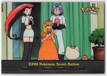 Pokémon Scent-Sation — Pokemon 2000 Topps TV · #EP25 · Englisch, Vorderseite