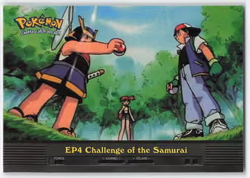 Challenge of the Samurai — Pokemon 2000 Topps TV · #EP4 · Englisch, Vorderseite