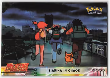 Marina In Chaos — Pokemon 1999 Topps Movie · #14 · Englisch, Vorderseite