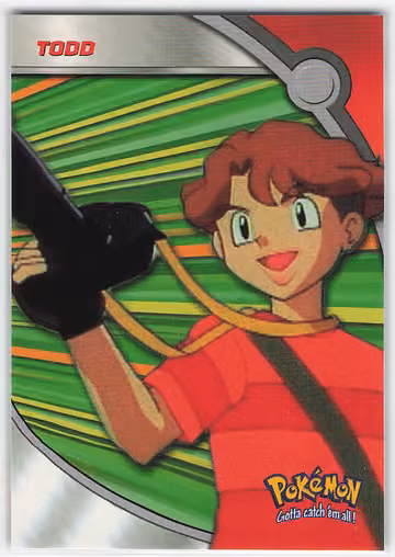 Todd the Photographer — Pokemon 2000 Topps TV Heroes & Villains · #HV3 · Englisch, Vorderseite