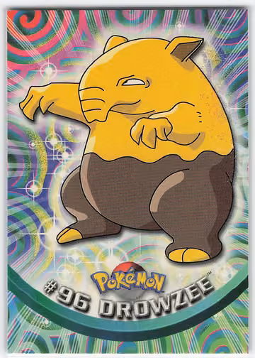 Drowzee — Pokemon 2000 Topps TV · #96 · Englisch, Vorderseite