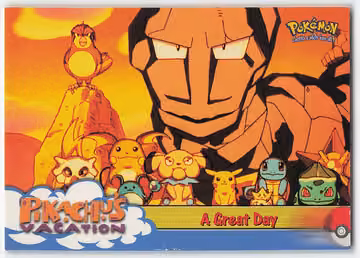 A Great Day — Pokemon 1999 Topps Movie · #58 · Englisch, Vorderseite