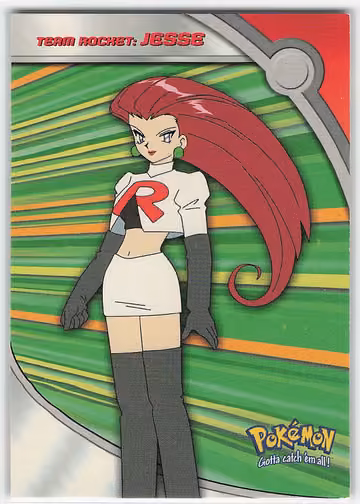 Jessie — Pokemon 2000 Topps TV Heroes & Villains · #HV2 · Englisch, Vorderseite