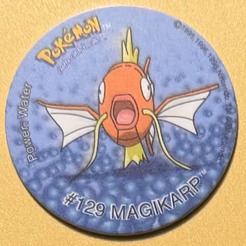 Magikarp — Tazo · Tazo · Tazo Nr. 22 · Englisch, Vorderseite