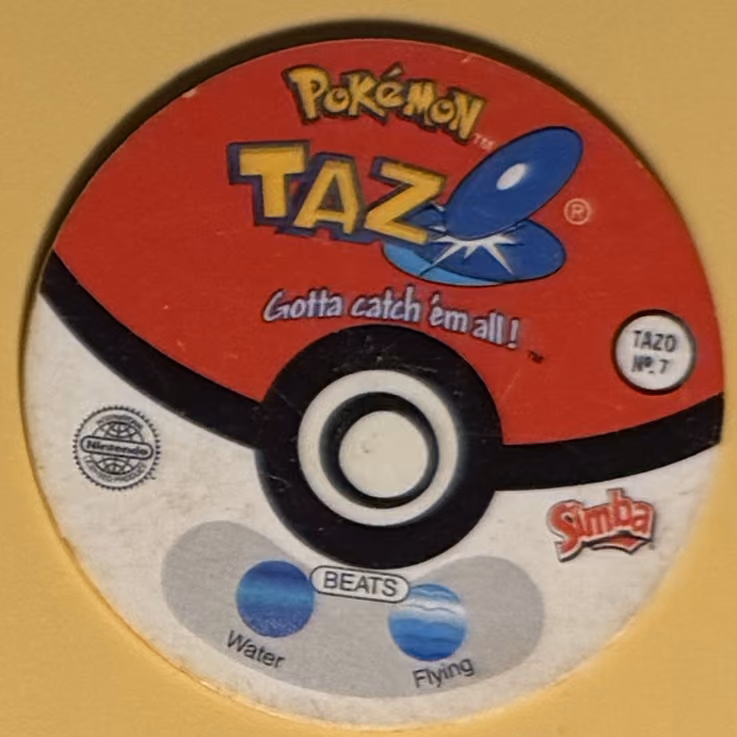 Pikachu, Rückseite