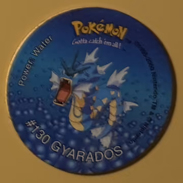 Gyarados — Tazo · Tazo 2 · Tazo Nr. 62 · Englisch, Vorderseite