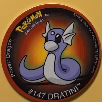 Dratini — Tazo · Tazo · Tazo Nr. 24 · Englisch, Vorderseite