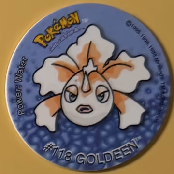 Goldeen — Tazo · Tazo · Tazo Nr. 21 · Englisch, Vorderseite