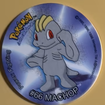 Machop — Tazo · Tazo · Tazo Nr. 15 · Englisch, Vorderseite