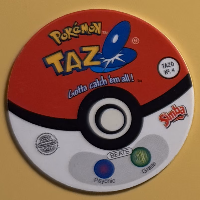 Weedle, Rückseite