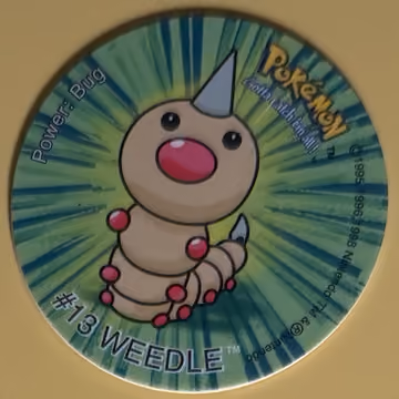 Weedle — Tazo · Tazo · Tazo Nr. 4 · Englisch, Vorderseite