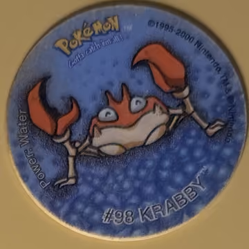 Krabby — Tazo · Tazo 2 · Tazo Nr. 46 · Englisch, Vorderseite
