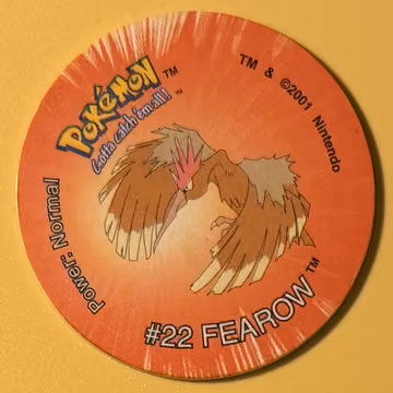 Fearow — Tazo · Tazo 3 · Tazo Nr. 94 · Englisch, Vorderseite