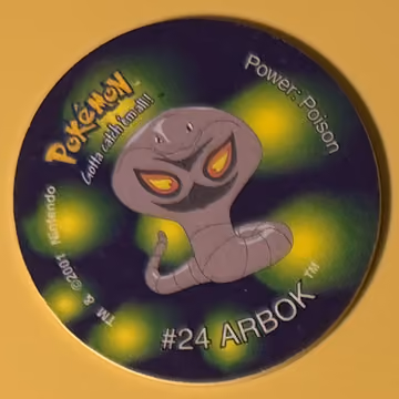 Arbok — Tazo · Tazo 3 · Tazo Nr. 95 · Englisch, Vorderseite