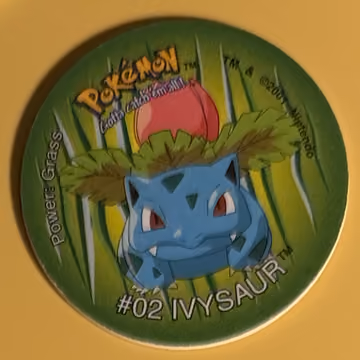 Ivysaur — Tazo · Tazo 3 · Tazo Nr. 86 · Englisch, Vorderseite