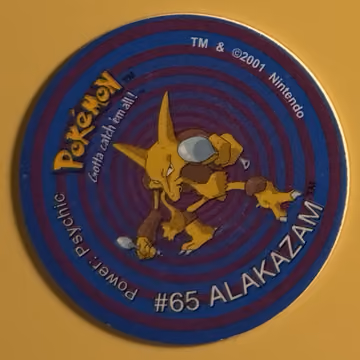 Alakazam — Tazo · Tazo 3 · Tazo Nr. 112 · Englisch, Vorderseite