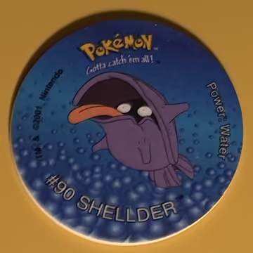 Shellder — Tazo · Tazo 3 · Tazo Nr. 117 · Englisch, Vorderseite