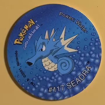 Seadra — Tazo · Tazo 3 · Tazo Nr. 124 · Englisch, Vorderseite