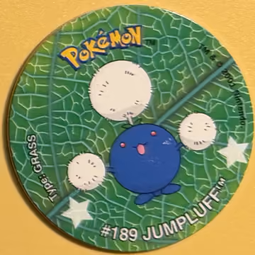 Jumpluff — Tazo · Last Ever Collection · Tazo Nr. 16 · Englisch, Vorderseite