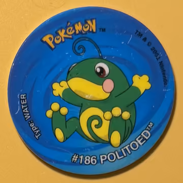 Politoed — Tazo · Last Ever Collection · Tazo Nr. 23 · Englisch, Vorderseite