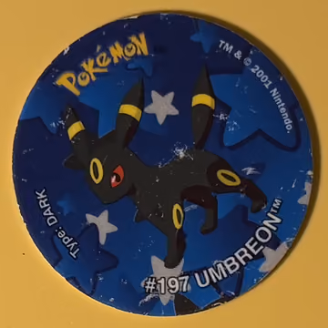 Umbreon — Tazo · Last Ever Collection · Tazo Nr. 25 · Englisch, Vorderseite
