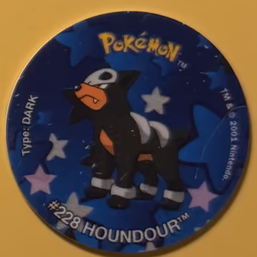 Houndour — Tazo · Last Ever Collection · Tazo Nr. 26 · Englisch, Vorderseite