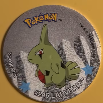 Larvitar — Tazo · Last Ever Collection · Tazo Nr. 30 · Englisch, Vorderseite