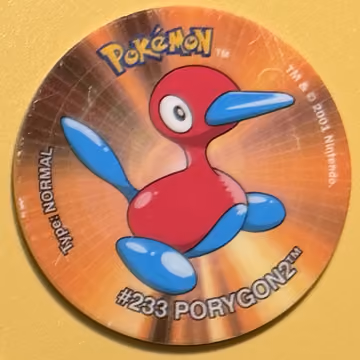 Porygon2 — Tazo · Last Ever Collection · Tazo Nr. 37 · Englisch, Vorderseite