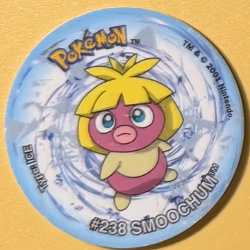 Smoochum — Tazo · Last Ever Collection · Tazo Nr. 40 · Englisch, Vorderseite
