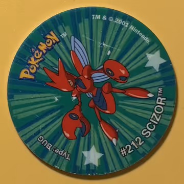 Scizor — Tazo · Last Ever Collection · Tazo Nr. 5 · Englisch, Vorderseite