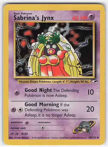 Sabrina's Jynx — Gym Heroes · #59 · Englisch, Vorderseite