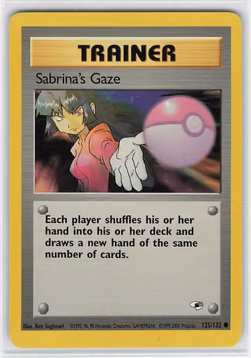Sabrina's Gaze — Gym Heroes · #125 · Englisch, Vorderseite
