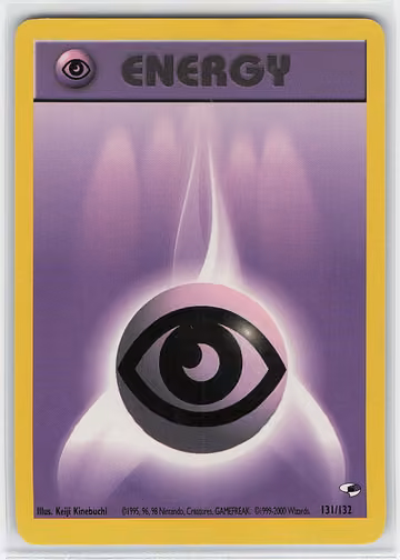 Psychic Energy — Gym Challenge · #131 · Englisch, Vorderseite