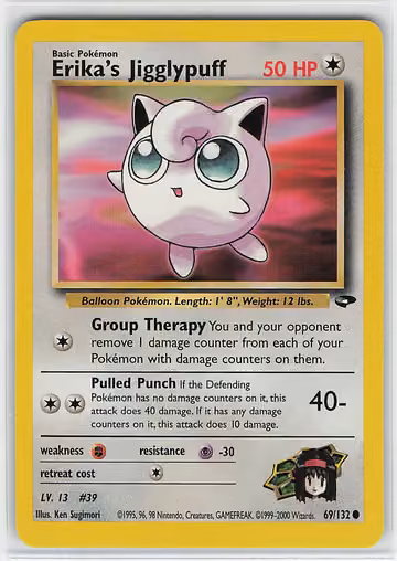Erika's Jigglypuff — Gym Challenge · #69 · Englisch, Vorderseite