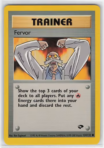 Fervor — Gym Challenge · #124 · Englisch, Vorderseite