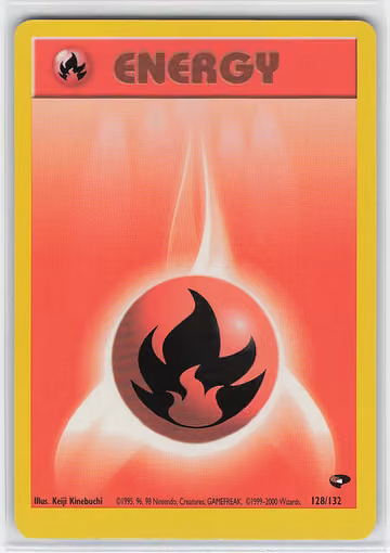 Fire Energy — Gym Challenge · #128 · Englisch, Vorderseite