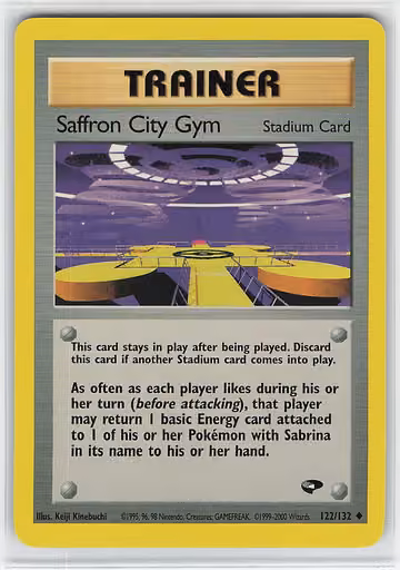 Saffron City Gym — Gym Challenge · #122 · Englisch, Vorderseite