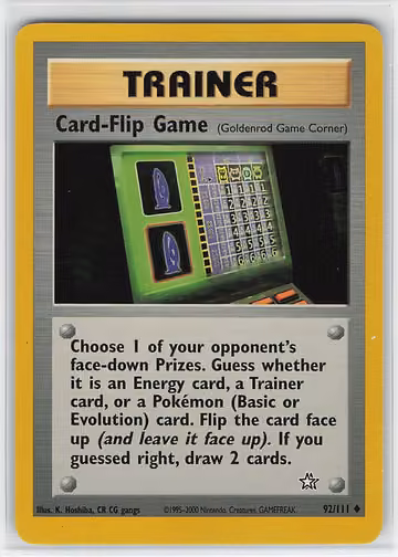 Card-Flip Game — Neo Genesis · #92 · Englisch, Vorderseite