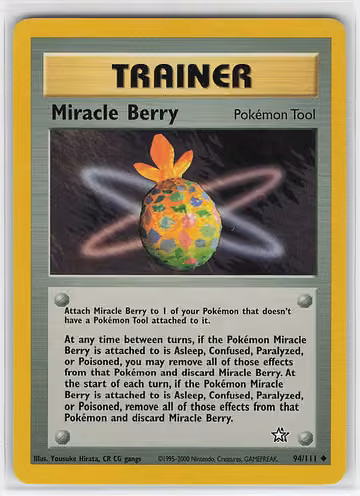 Miracle Berry — Neo Genesis · #94 · Englisch, Vorderseite