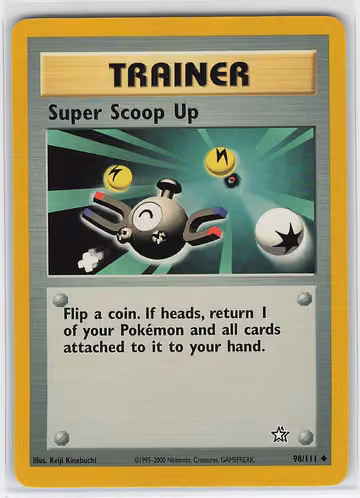Super Scoop Up — Neo Genesis · #98 · Englisch, Vorderseite