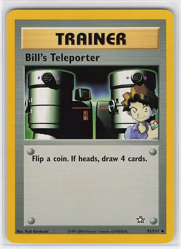 Bill's Teleporter — Neo Genesis · #91 · Englisch, Vorderseite