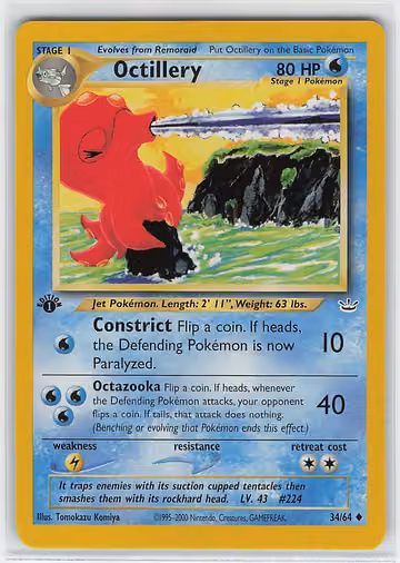 Octillery — Neo Revelation · #34 · Englisch, Vorderseite