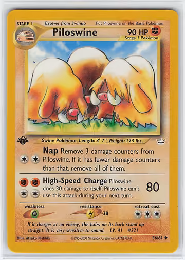 Piloswine — Neo Revelation · #36 · Englisch, Vorderseite